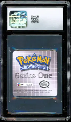 1999 Pokemon Action Flipz Artbox #26 Lenticular 3D ~ Poliwrath Poliwag ~ CGC 8.5 - Image 2