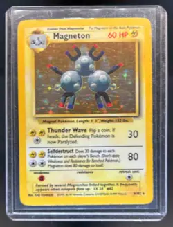 1999 Pokemon Unlimited Magneton Rare Holo #9/102 - Image 1