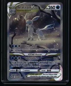 Glaceon VSTAR GG40/GG70 Pokemon Crown Zenith: Galarian Gallery NM+ - Image 1