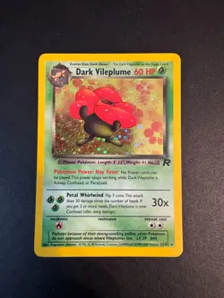 Pokemon TCG - Dark Vileplume Unlimited Holo Rare - Team Rocket 13/82 - Image 1