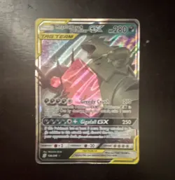 Pokemon Mega Sableye & Tyranitar GX 126/236 Sm-Unified Minds Ultra Rare Holo 28… - Image 1