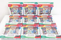 9X Pokemon First Partner Collection Box - Series 1 IN HAND, New & Sealed Box Lot - Image 1