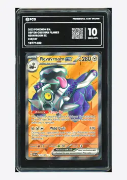 Pokemon PCG 10 GEM-MT+ Revavroom ex Ultra Rare 2023 216/197 OBF English - Image 1