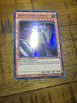 Night Express Knight DRL3-EN072 1st Edition Ultra Rare LP + BONUS - Image 1