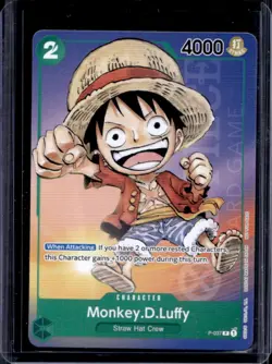 2023 One Piece Straw Hat Crew Promo Monkey D Luffy #P-037 - Image 1