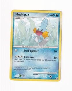 Mudkip 80/106 Great Encounters Common Non Holo Pokemon Card Heavy Played HP - Image 1
