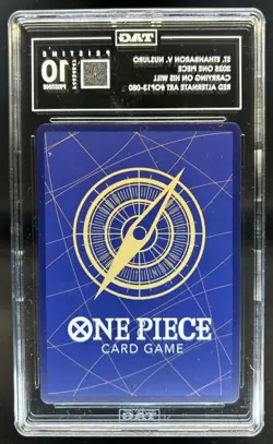 2025 One Piece St Ethanbaron Nusjuro Red Alternate Art #OP13-080 TAG 10 Pristine - Image 2