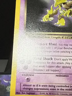 Pokemon Card Dark Alakazam 18/82 Team Rocket Set 1st Edition Non Holo Rare LP - Image 4