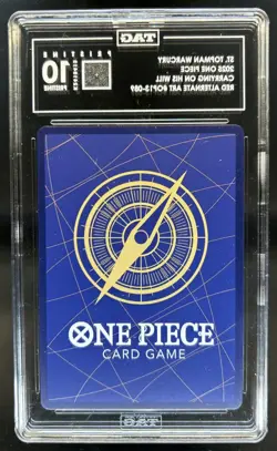 2025 One Piece St. Topman Warcury Red Alternate Art #OP13-089 TAG 10 Pristine - Image 2