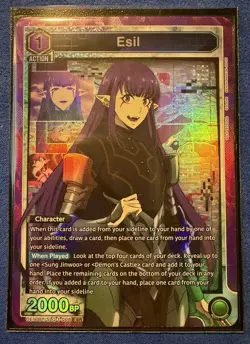 Union Arena: Solo Leveling “Esil” SR UE17BT/SLG-1-008 - Image 1