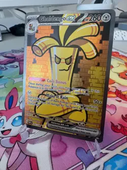 252/182 Gholdengo ex - Paradox Rift - Special Illustration - Pokemon Card TCG - Image 2