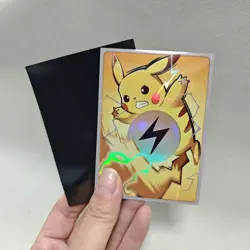 Pokemon TCG Laser Card Sleeves Energy&Pikachu Charizard Espeon fan - made - Image 3