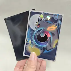 Pokemon TCG Laser Card Sleeves Energy&Pikachu Charizard Espeon fan - made - Image 5