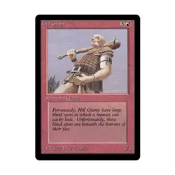 WOTC MtG Beta Hill Giant (C) VG - Image 1