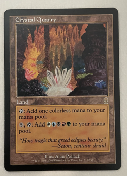1x Crystal Quarry Odyssey MTG Magic the Gathering LP/NM - Image 1