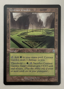 1x Centaur Garden Odyssey MTG Magic the Gathering LP/NM - Image 1