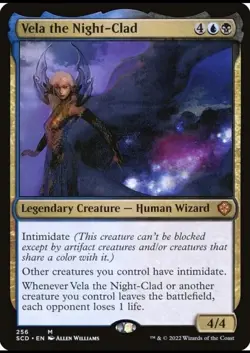 NM Vela the Night-Clad, MTG, Starter Commander Deck, Magic the Gathering, 256 - Image 1