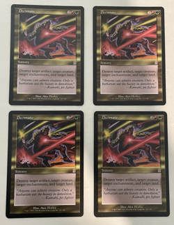 4x Decimate Odyssey MTG Magic the Gathering LP - Image 1