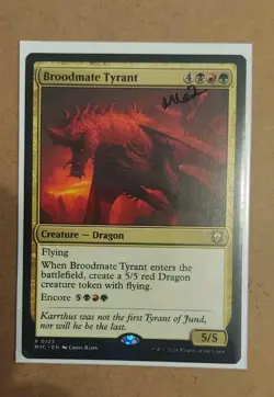 NM Broodmate Tyrant, MTG, Modern Horizons 3, Magic the Gathering, 123 - Image 1