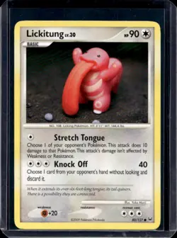 2009 Pokemon Platinum Lickitung #80/127 - Image 1