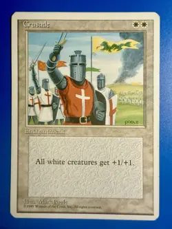 1 BANNED MTG Magic The Gathering Crusades | Fourth Edition 4ED | NM Near Mint - Image 1