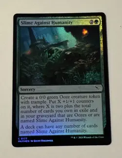 MTG Slime Against Humanity- Murders at Karlov Manor FOIL LP - Image 1