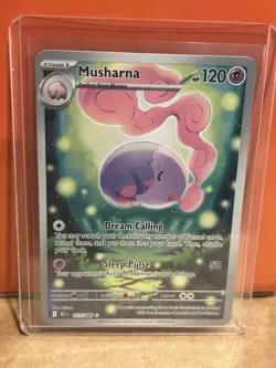 Musharna Illustration Rare Black Bolt IR 117/086 Near Mint Pokemon TCG - Image 1