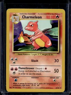 1999 Pokemon Unlimited Charmeleon Uncommon #24/102 - Image 1