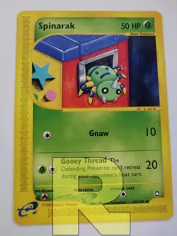 Spinarak ® Aquapolis 62/147 ® Non Comune ® Pokemon ® Inglese ® EX - Image 1