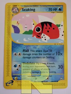 Seaking ® Aquapolis 59/147 ® Non Comune ® Pokemon ® Inglese EX - Image 1