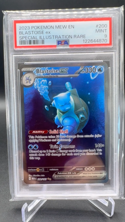Blastoise ex 200/165 PSA 9 Special Illustration Pokemon 151 Scarlet & Violet TCG - Image 2