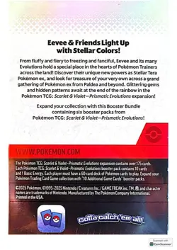 Pokemon TCG Scarlet Violet Prismatic Evolutions Booster Bundle 6 Packs Sealed - Image 4