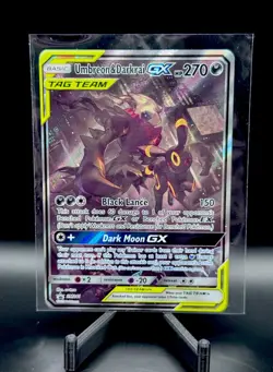 Pokemon Umbreon & Darkrai GX SM241 TAG TEAM Promo Holo Sun & Moon 2020 Near Mint - Image 1