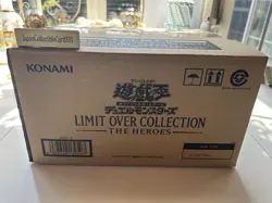 Yugioh Limit Over Collection THE HEROES 1 Case 24 Box Factory Sealed JapanVer. - Image 1