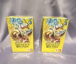Bandai One Piece Card Game Adventure on Kami's Island Double Pack Set 10 2 Boxes - Image 1