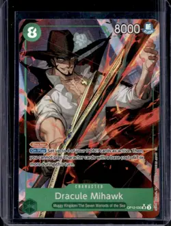 2025 One Piece Legacy of the Master Dracule Mihawk Alternate Art #OP12-030 - Image 1