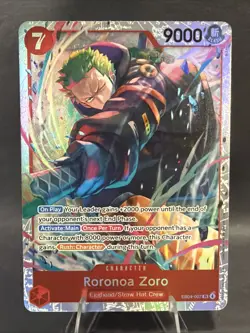 Roronoa Zoro EB04-007 (Super Rare) One Piece: Adventure on Kami's Island Foil NM - Image 1