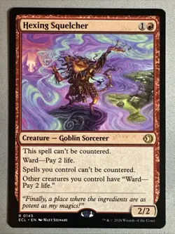MTG / Hexing Squelcher / ECL / #145 / Regular / Rare / NM - Image 1