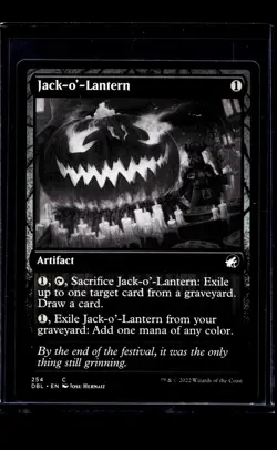 2022 MTG Magic The Gathering DBL Double Feature Showcase #254 Jack O Lantern - Image 1