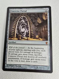 Wizards Coercive Portal Conspiracy Artifact Mythic Colorless Regular 50/210 MTG - Image 1