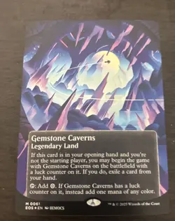 Gemstone Caverns (0061) (Borderless) Edge of Eternities: Stellar Sights Foil - Image 1