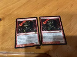 2x GOBLIN CHIEFTAIN MN TO GOOD CONDITION - Image 1