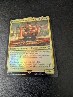Caesar, Legion's Emperor - 1 - NM Foil - Universes Beyond: Fallout - MTG - Image 1
