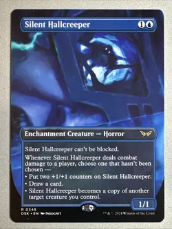 MTG / Silent Hallcreeper / DSK / #345 / Regular (Borderless) / Rare / NM - Image 1