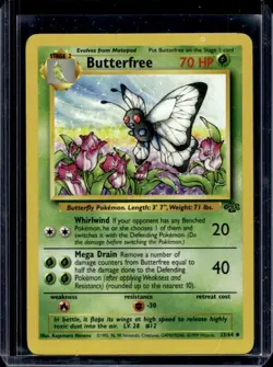 1999 Pokemon Jungle Butterfree #33/64 - Image 1
