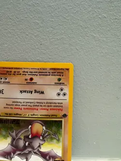 1st Edition Aerodactyl - Fossil - Holo - #1/62 - Vintage Pokemon Card Prerelease - Image 5