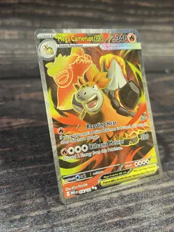 Pokemon TCG Mega Camerupt ex 156/132 Me01: Mega Evolution Holo - Image 2