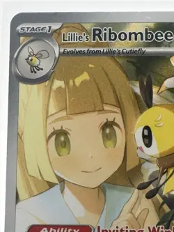 Pokemon Lillie's Ribombee SV09 Journey Together 164/159 Illustration Rare Holo - Image 2