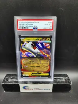 2025 POKEMON MEP EN-ME BLACK STAR PROMO MEGA LATIAS EX BOX MEGA LATIAS EX PSA 10 - Image 1