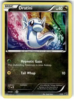 DRATINI 2/20 Holo 2012 Dragon Vault Pokemon Card - LP - Image 1